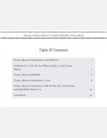 nissan almera buyers guide (2019-)